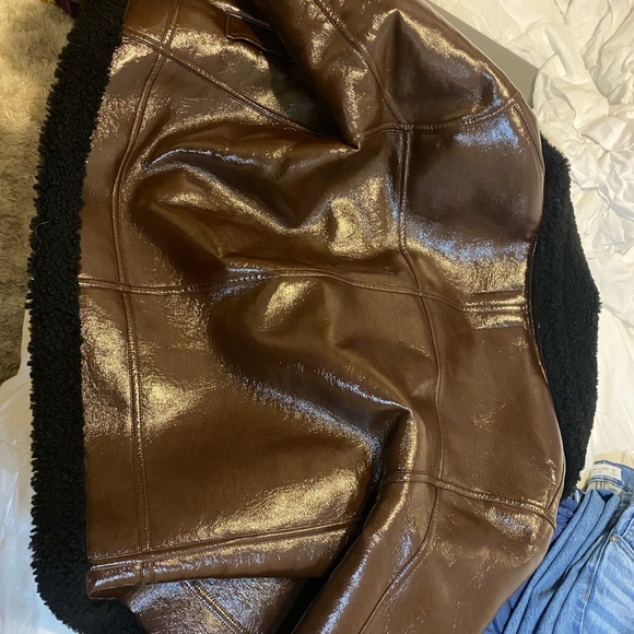 Mango Faux Shearling-lined Jacket - Picture 4 of 5